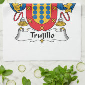 Trujillo Family Crest Theedoek (Gevouwen)