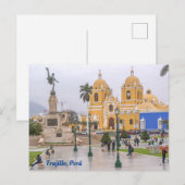 Trujillo, Perú, Plaza Mayor de Trujillo Briefkaart (Voorkant / Achterkant)