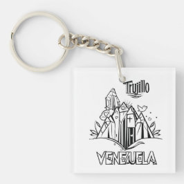 Trujillo Venezuela diseño artístico | Virgen paz Sleutelhanger