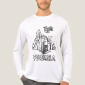 Trujillo Venezuela diseño artístico | Virgen paz Tri-Blend Shirt (Voorkant volledig)