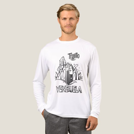 Trujillo Venezuela diseño artístico | Virgen paz Tri-Blend Shirt (Voorkant)