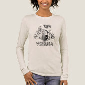 Trujillo Venezuela diseño artístico | Virgen paz Tri-Blend Shirt (Voorkant)