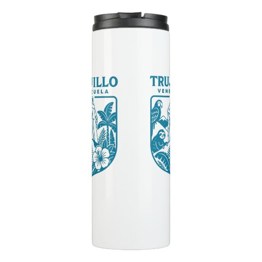 Trujillo Venezuela | Diseño cultural Venezolano Thermosbeker (Achterkant)