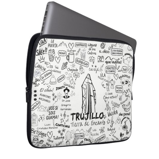 Trujillo Venezuela Tierra de Encanto – Orgullo Ve Laptop Sleeve (Voorkant Rechts)