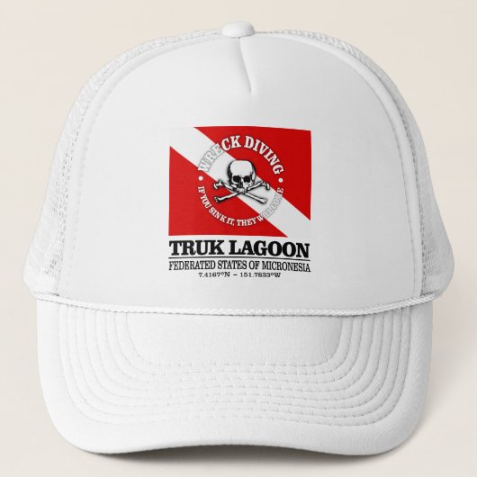 Truk Lagoon (beste wrakken) Trucker Pet (Voorkant)