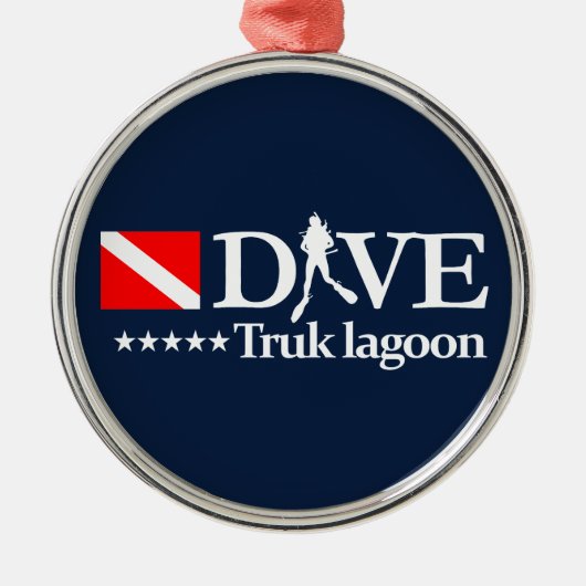 Truk Lagoon DV4 Metalen Ornament (Voorkant)