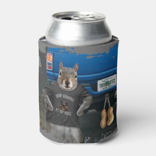 Truk Nutz - grappige kartonnen dozen Blikjeskoeler (Blikje Voorkant)