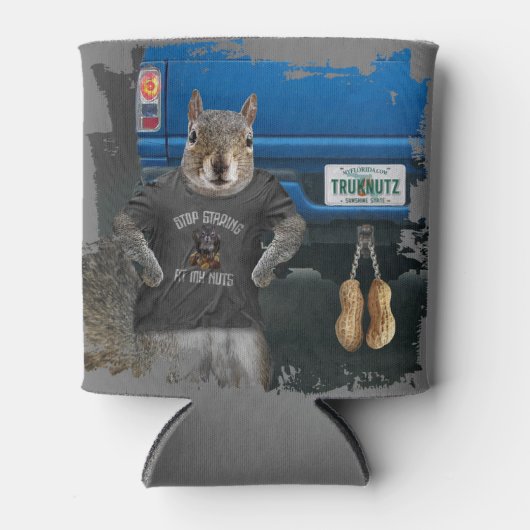 Truk Nutz - grappige kartonnen dozen Blikjeskoeler (Voorkant)