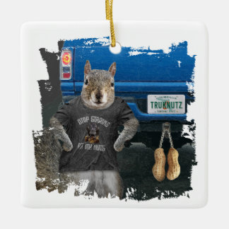 Truk Nutz - grappige kartonnen dozen Keramisch Ornament