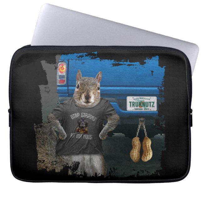 Truk Nutz - grappige kartonnen dozen Laptop Sleeve (Voorkant)