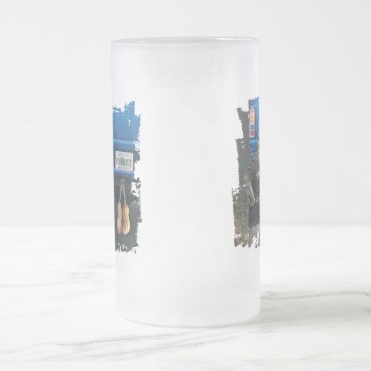 Truk Nutz - grappige kartonnen dozen Matglas Bierpul (Center)