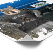 Truk Nutz - grappige kartonnen dozen Poster (Hoek)