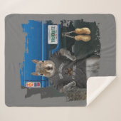 Truk Nutz - grappige kartonnen dozen Sherpa Deken (Voorkant (horizontaal))