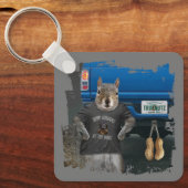 Truk Nutz - grappige kartonnen dozen Sleutelhanger (Voorkant)