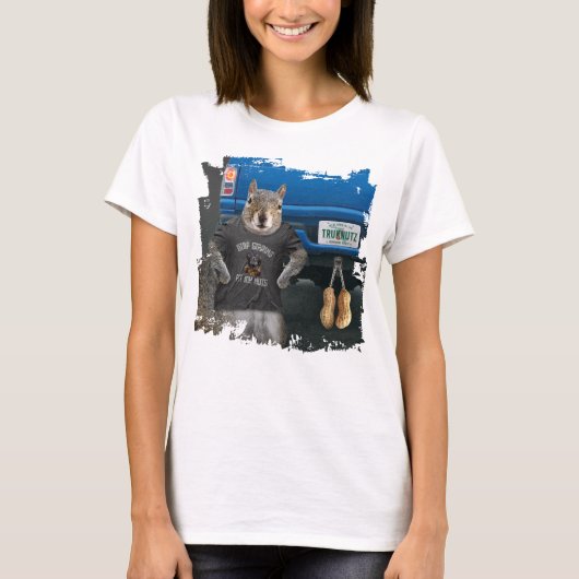 Truk Nutz - grappige kartonnen dozen T-shirt (Voorkant)