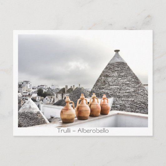 Trulli - Alberobello Briefkaart (Voorkant)