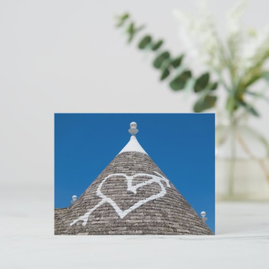 Trulli-dakbriefkaart Briefkaart (Staand voorkant)