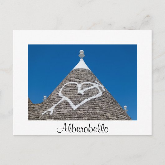 Trulli-dakdetail in Alberobello-briefkaart Briefkaart (Voorkant)