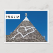 Trulli-dakdetail in Puglia white edge-briefkaart Briefkaart (Voorkant)