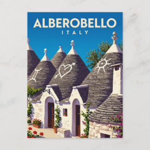 Trulli di Alberobello Italië Briefkaart