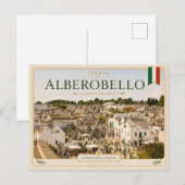 Trulli-dorp, Alberobello - Italië  Briefkaart (Voorkant / Achterkant)
