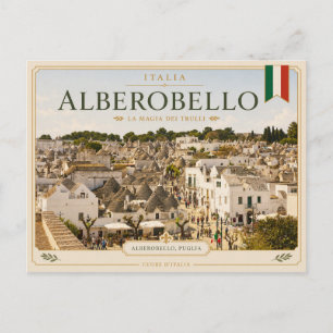 Trulli-dorp, Alberobello - Italië  Briefkaart