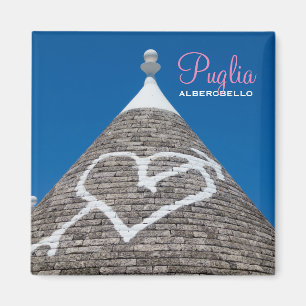Trulli house dak text magnet