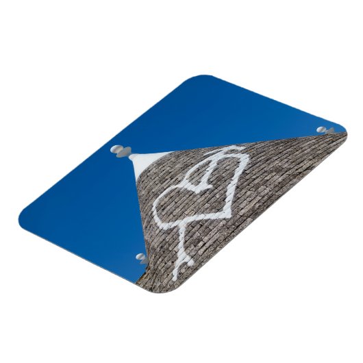 Trulli huis dak rechthoekige magneet (Linkerzijde)