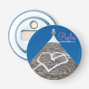 Trulli huisdak met liefde tekst button flesopener