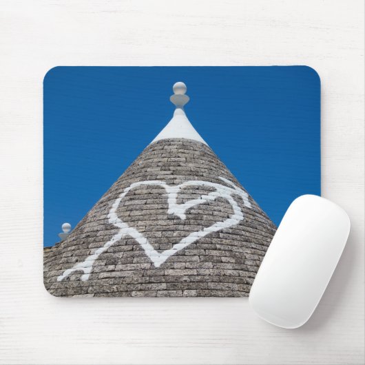 Trulli-huisdakmousepad Muismat (Met muis)