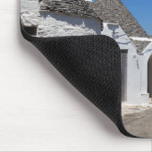 Trulli-huizen in Alberobello, Puglia mousepad Muismat (Hoek)