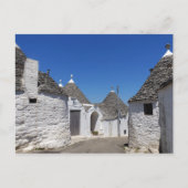 Trulli-huizen in het briefkaart Alberobello, Pugli (Voorkant)