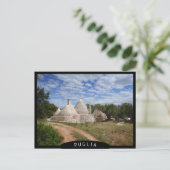 Trulli-huizen in Puglia/Apulië Briefkaart (Staand voorkant)