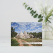 Trulli-huizen in Puglia/Apulië Briefkaart (Staand voorkant)