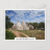 Trulli-huizen in Puglia/Apulië Briefkaart (Voorkant)