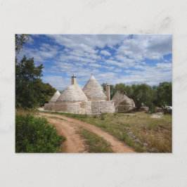 Trulli-huizen in Puglia/Apulië Briefkaart