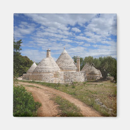 Trulli-huizen in Puglia/Apulië Magneet