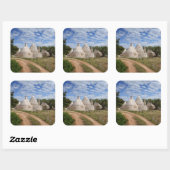 Trulli-huizen in Puglia/Apulië Vierkante Sticker (Vel)