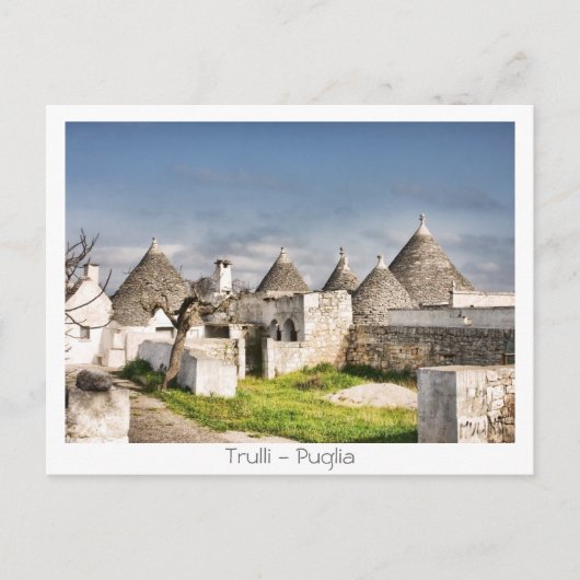 Trulli - Puglia Briefkaart (Voorkant)