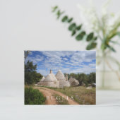 Trulli-woningen in Puglia, Italië Briefkaart (Staand voorkant)