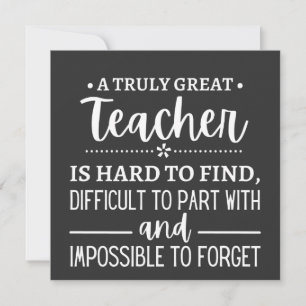 Truly Great Teacher Kaart