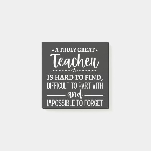 Truly Great Teacher Post-it® Notes (Voorkant)