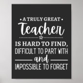 Truly Great Teacher Poster (Voorkant)