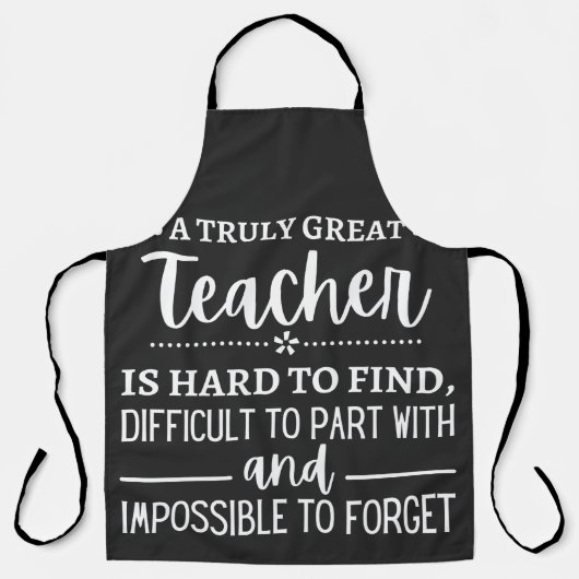 Truly Great Teacher Schort (Voorkant)