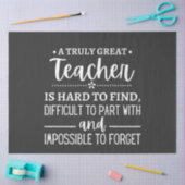 Truly Great Teacher Tissuepapier (Craft)