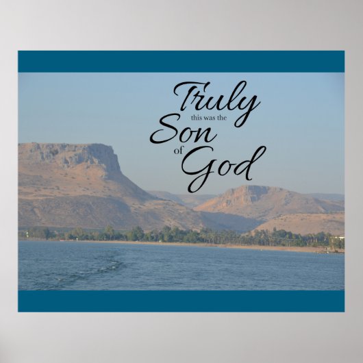 Truly the Son of God Poster (Voorkant)