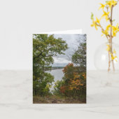 Truman Dam Autumn Framed Kaart (Gele Bloem)