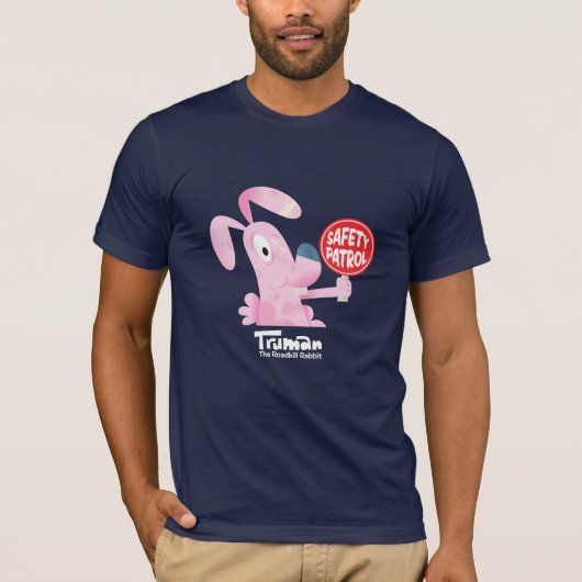 Truman, het wegdodende konijn t-shirt (Voorkant)