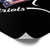 Truman Patriots Logo Halve Hart Slogan HS Poster (Hoek)