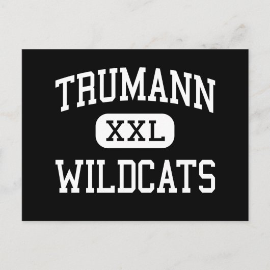Trumann - Wildcats - High - Trumann Arkansas Briefkaart (Voorkant)